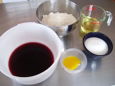 wine cookie ingredients