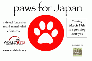 paws for japan, world vets, japan earthquake, tsunami