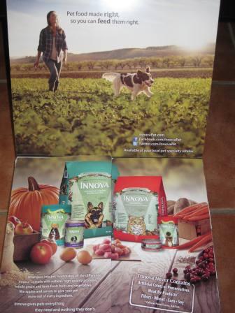 best dog blog, champion of my heart, innova dog food package 