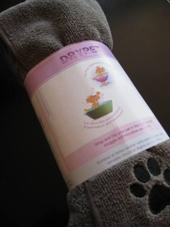 best dog blog, champion of my heart, drypet microfiber dog towel