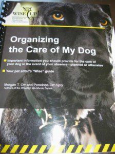 best dog blog, champion of my heart, organizing the care of my dog workbook cover