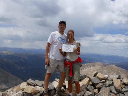 summit of gray's peak, colorado 14er