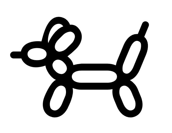 balloon dog graphic for dogs exposed to rabies article