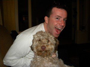 best dog blog, champion of my heart, photo of chuck sambuchino and his dog graham