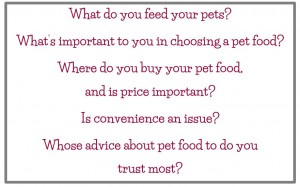 champion of my heart dog blog pet food survey questions