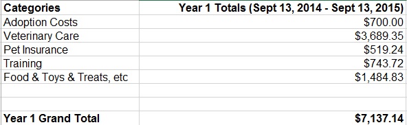 cost of raising puppy chart, dog blog champion of my heart