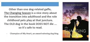 Book Review The Changing Season, Champion of My Heart, dog blog