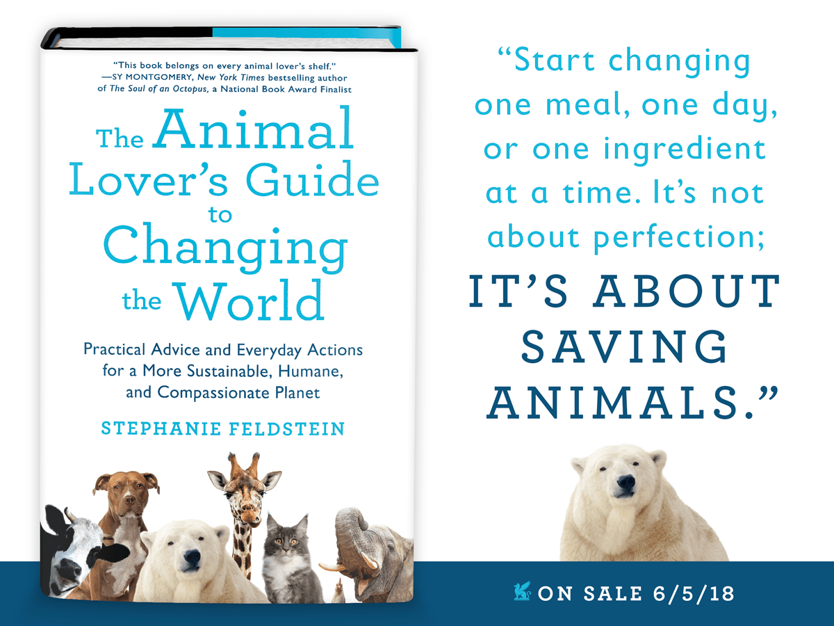 book review animal lovers guide to changing the world diet quote graphic