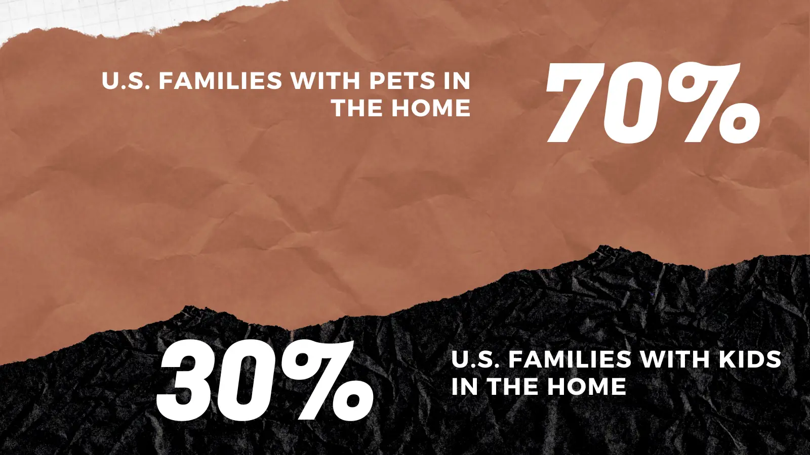 70% of u.s. homes have pets, only 30% have kids - veterinary care access graphic