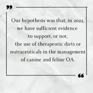 arthritis supplements for dogs paper hypothesis quote graphic