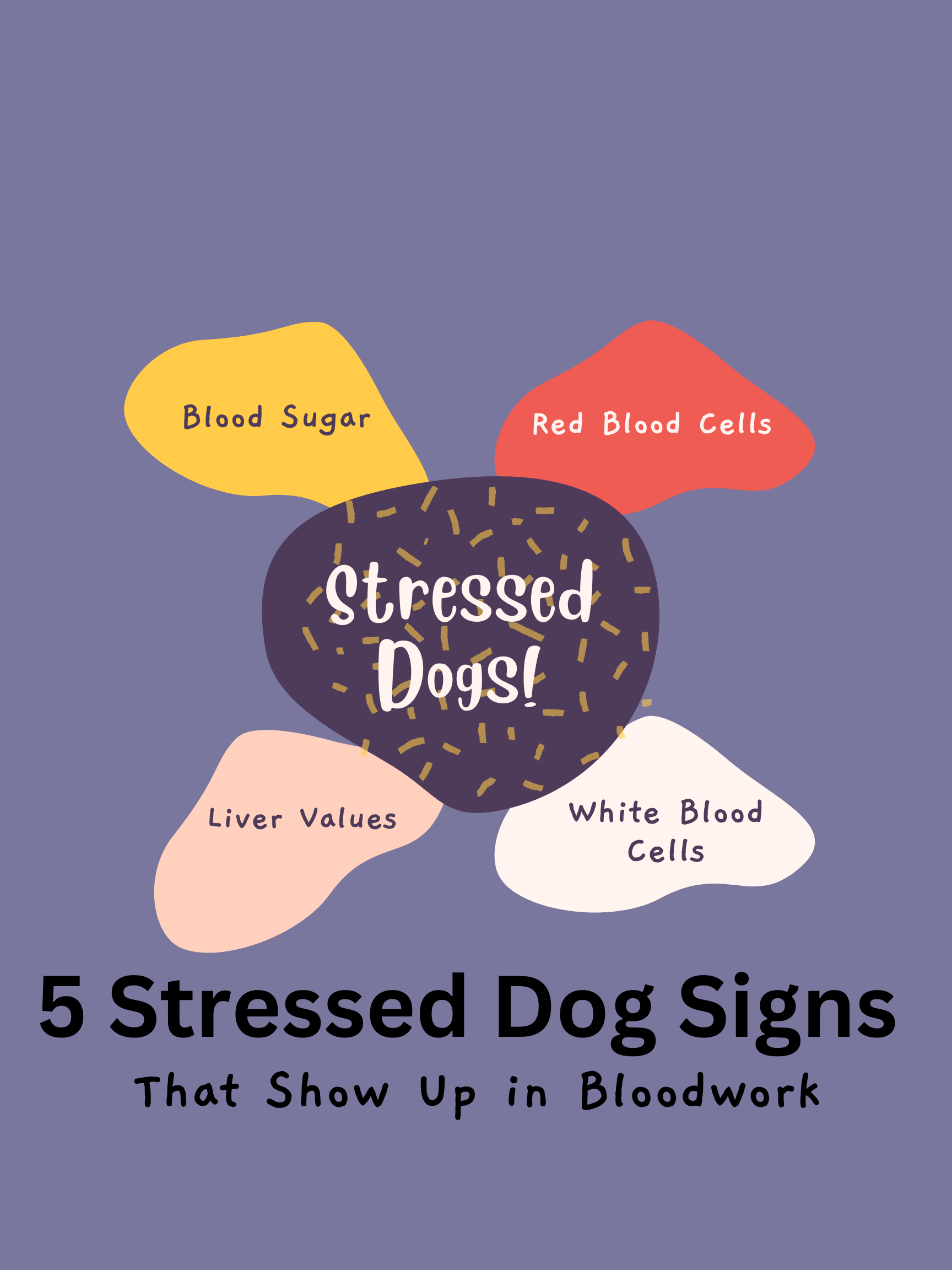 stressed dog signs graphic