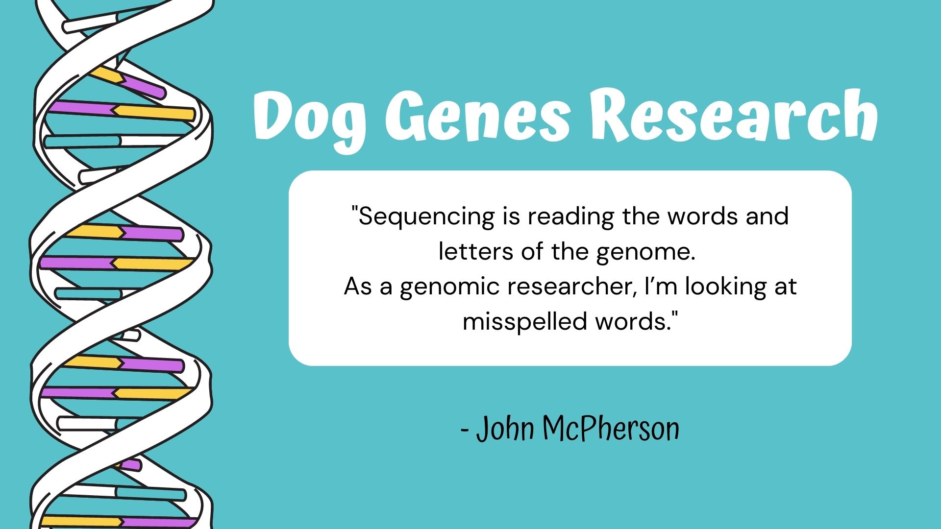 dog genes research quote