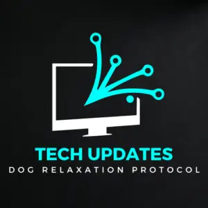 dog relaxation protocol tech updates graphic