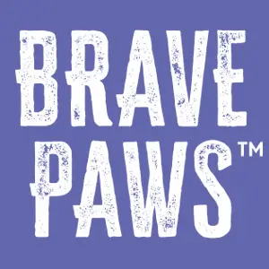 dog anxiety supplement brave paws logo