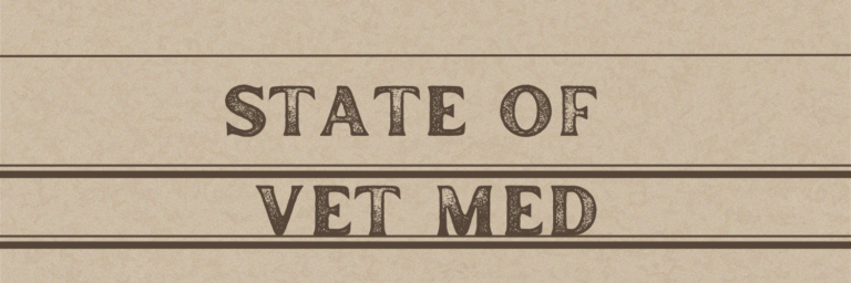 the state of vet med banner graphic